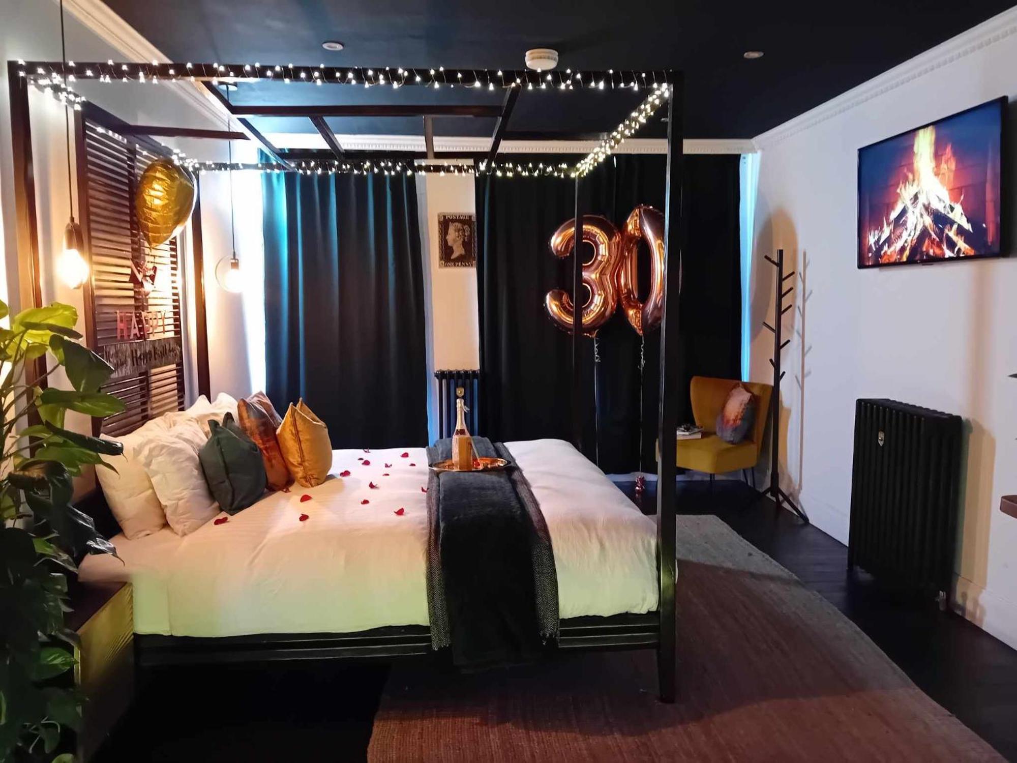 The Penny Black Apartment With Indoor Hot Tub Slamannan Exteriör bild